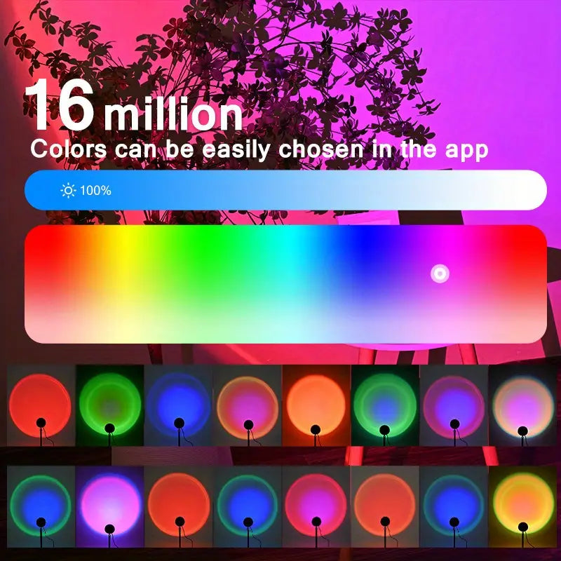 360 Sunset lamp Projector 🎁49% OFF SALE😍