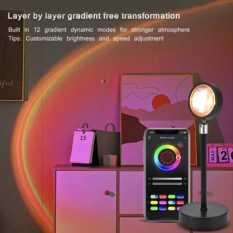 360 Sunset lamp Projector 🎁49% OFF SALE😍