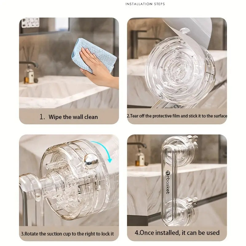 Crystal Suction Door Handle